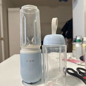 Portable Blender with Bottle - Blue